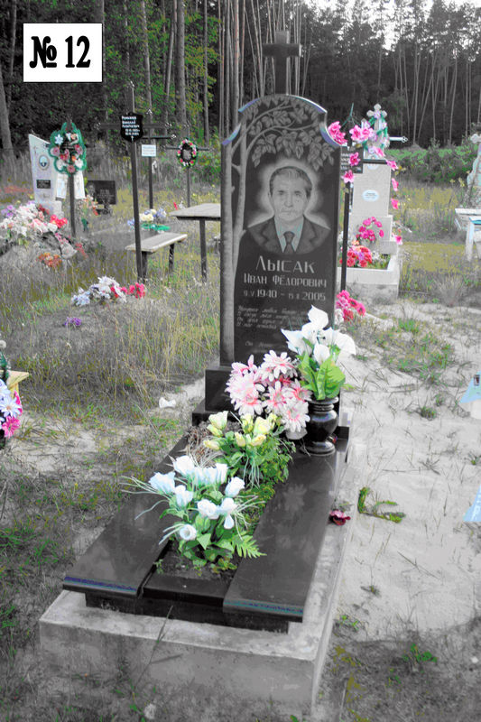 Одинарний гранітний пам'ятник