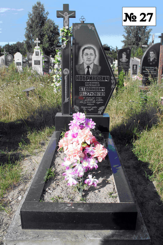 Одинарний гранітний пам'ятник