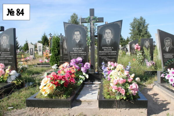 Подвійний гранітний пам'ятник
