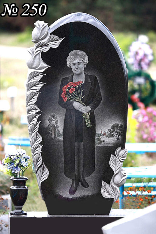 Одинарний гранітний пам'ятник