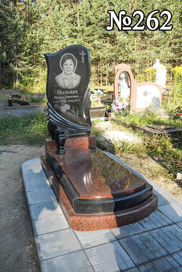 Одинарний гранітний пам'ятник