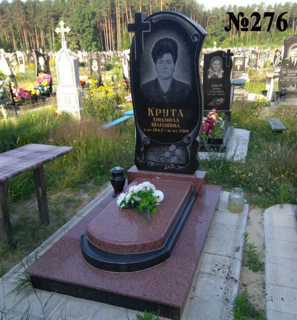 Одинарний гранітний пам'ятник