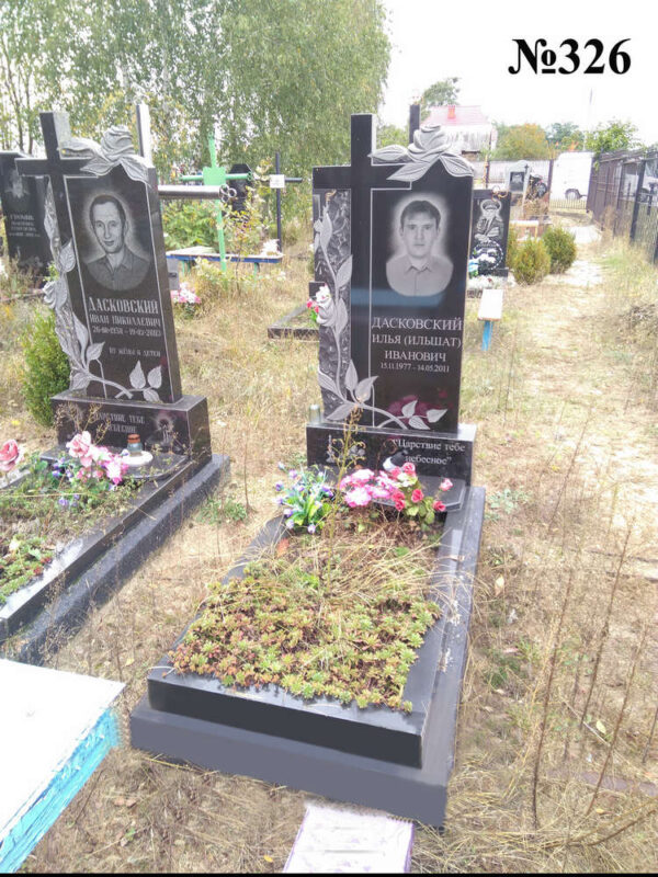 Одинарний гранітний пам'ятник
